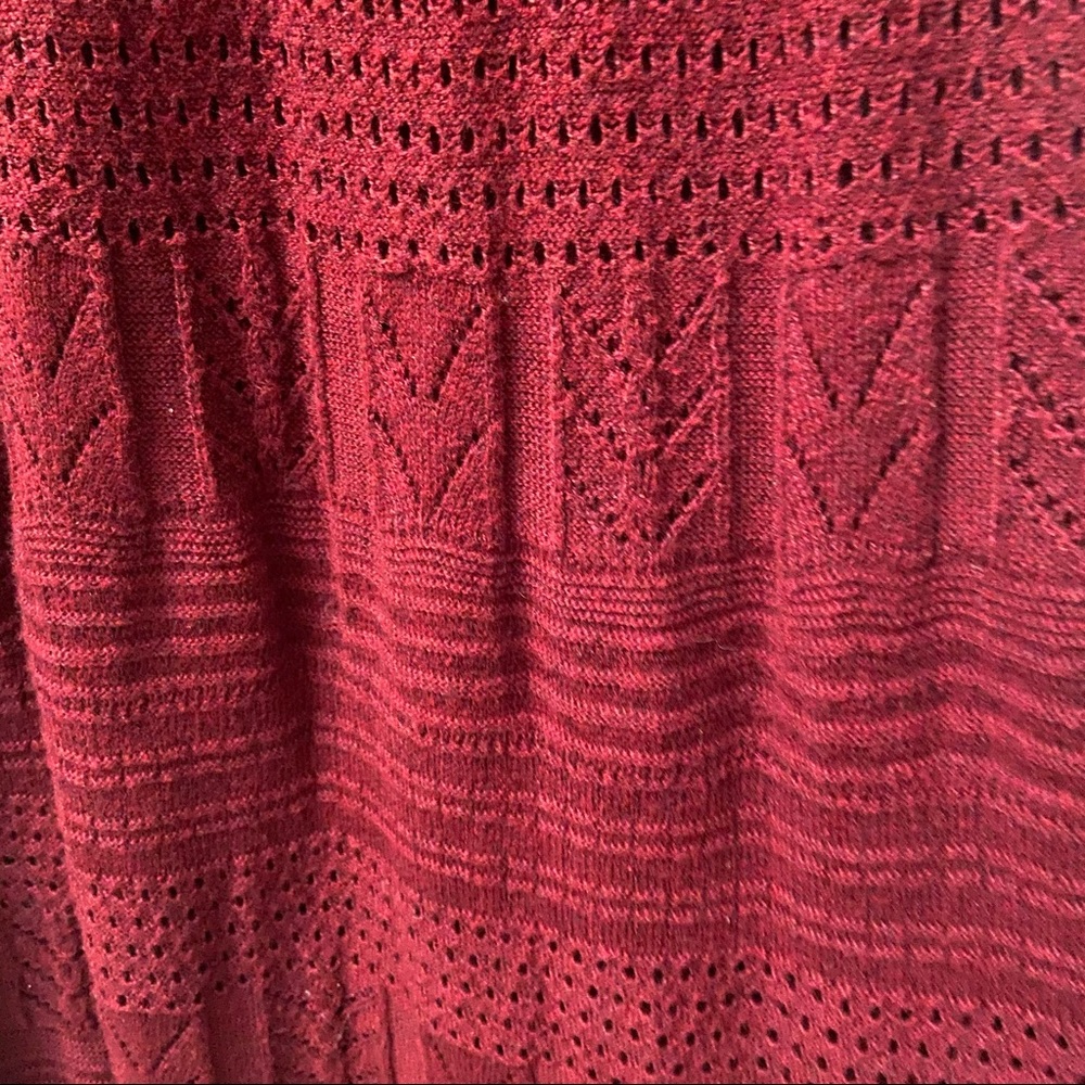 {American Eagle} Red Knit Dress - Medium - Picture 3 of 5